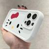 Bonita funda de Hello Kitty para Apple iPhone 15/11 con todo incluido, diseño Angel Eyes para iPhone 14/16/17.