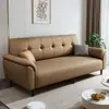 Sala de estar de apartamento pequeño, propiedad de alquiler, espacio de oficina, unidad de alquiler multifuncional, sofá cama apto para gatos que se puede plegar