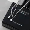 Colar de Prata S925 Nalan, Design Moderno e Simples para o Dia a Dia, Cheio de Diamantes e Colar de Trevo de Quatro Folhas Y02701