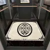 Alfombrilla de piso de elevador corte de logo alfombra especial para semana de coche pegamento para piso de PVC corte de cuero imitación mármol