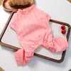 Petcircle Ropa para Mascotas Primavera y Otoño Talla Pequeña Cachorros Perros Lindo Mascota Mono Color Sólido Ropa Sencilla para Casa