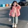 Camisa de Primavera para Niña 2026 Nueva Ropa de Primavera para Bebé Niña Camisa de Manga Larga con Dibujos Chaqueta Casual para Niña Pequeña