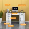 Escritório de aço inoxidável 304 fábrica limpa oficina livre de poeira laboratório mesa de computador com gaveta console espessado