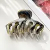 Pinza para el Cabello de Mármol Ps con Forma de Calabaza Transfronteriza para Mujer, Estilo de Alta Gama y Elegante, Pinza de Garra para la Parte Trasera de la Cabeza, Pinza de Tiburón, Nuevo Accesorio para el Cabello 2026