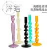 Ornatos Vintage Estilo Europeu Utensílios para Velas Ornatos Decorações para Velas de Casa e Restaurante