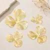 Accesorios para Joyería DIY Estilo Antiguo Tocado de Novia Xiuhe Abanico Redondo Fabricación Flor de Tres Hojas Hueca Múltiples Modelos Elementos de Estilo Chino