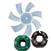 Motor de Ventilador de Escritorio 4 pulgadas Motor de Ventilador Portátil Motor sin Escobillas Motor de Ventilador de Alta Velocidad Ventilador Pequeño Caballo