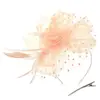 Diadema de Flores de Plumas de Carnaval Transfronterizo Fiesta Fiesta de Desempeño Accesorios para el Cabello de Plumas Diadema Accesorios Retro para el Cabello de Novia