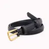 Cinto Estilo Comuter para Mulheres, Cinto Feminino de Couro Genuíno, Acessório Decorativo Versátil de Alta Qualidade para Jeans, Cinto da Moda para Mulheres