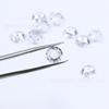 Zircón Blanco Redondo Fondo Plano Corte Rosa 3-8mm Redondo Fondo Plano Diamante Triángulo Corte Rosa Gema Sintética Piedra Bruta