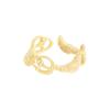 1491 K-Style Ins Niche Diseño de Lujo Accesible Nudo de Agua Alcalina Anillo de Croissant Plata de Ley S925 Anillo de Moda de Plata para Mujer