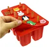 Molde de silicona de goma de 10 cavidades, fácil de desmoldar, multicolor, para paletas de hielo, con palito de madera