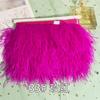 Cinturón de Plumas al por Mayor 8-10cm Pluma de Avestruz Borde de Tela Ropa Accesorios Falda Accesorios de Joyería Decoración de Borlas de Plumas