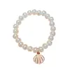 Pulsera de Perlas de Dibujos Animados Transfronteriza para Niños Pulsera de Princesa Femenina Pulsera de Aleación Estilo Marino Accesorios de Joyería para Estudiantes