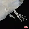 Pendientes de Borla de Perla Simples de Lujo Ligero de Moda Ins para Mujer 2026 Nuevo Estilo Caliente Diseño de Nicho Estilo Francés de Alta Gama