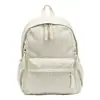 Mochila casual de color liso para exteriores, nueva, transfronteriza, mochila de gran capacidad, mochila versátil y ligera estilo coreano