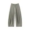 Pantalones de Traje para Mujer Estilo Old Money, Nuevos Pantalones Casuales de Línea Media Vintage Otoño 2026, Pantalones Anchos Relajados, Pantalones de Guadaña