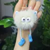 Explosiones de red creativa felpa piernas largas colgante bolita de carbón pequeño oreja de elfo bola de pelo llavero colgante de bolso regalo mayoreo