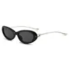 Gafas de Sol Nuevas Estilo Ojo de Gato Europeas y Americanas gm Mismo Estilo Gafas de Sol de Metal Hombres y Mujeres Sencillas Retro Francesas Gafas con Protección UV