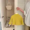 Sudadera para bebé con sombrero de elfo de temática otoñal e invernal, camiseta de manga larga estilo coreano dopamina, capa interior de otoño, capa base