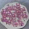 [Serie Rosa Fuego] Joyería Hecha a Mano Luminosa de Luciérnaga DIY - Flor de Resina