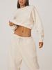 Versátil Sudadera Corta Nueva de Estilo Europeo y Americano para Chica Popular de Primavera y Otoño, Crop Top Sexy, Suéter de Estilo Deportivo Urbano para Mujer