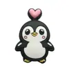 Encantos Lindos de Pingüino para Zuecos Clips Desmontables para Zuecos DIY Accesorios de Decoración para Zapatos de Jardín de PVC
