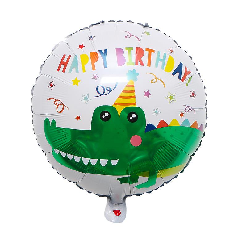 18寸鳄鱼英文生日圆球