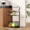 Estante de Almacenamiento Multifuncional para Cocina Organizador de Platos de Múltiples Niveles para Encimera para Ollas, Sartenes, Tazones y Platos