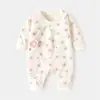 Ropa de Mariposa para Bebé Recién Nacido, Ropa sin Costuras, Ropa de Monje de Algodón Puro para Otoño e Invierno, Monos de Bebé con Velcro