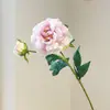 Flores Artificiales de Peonía China Vintage con un Toque de Lujo, Ramos de Flores Falsas Realistas, Flores de Mano de Alta Calidad, Arreglos Florales Artificiales para Sala de Estar