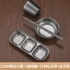 Conjunto de Talheres de Aço Inoxidável Estilo Retrô Tigelas de Arroz Coreanas Antigas, Hashis, Colheres, Pratos Retangulares, Pratos para Condimentos, Copos de Água