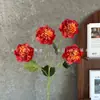 Flores Artificiais Peônia Romã de 4 Cabeças Decoração de Casa Salão de Casamento Adereços Decorativos de Alta Qualidade Fotografia ao Ar Livre Buquê Falso