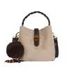 Bolso Cubo de Felpa Gamuzada Nuevo Bolso de Mano Retro a la Moda Bolso de Hombro Único Cruzado de Gama Alta para Viajes Diarios para Mujer Personalizado