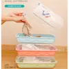Caja de Zapatos Caja de Almacenamiento Transparente Gabinete de Zapatos de Plástico Artefacto de Almacenamiento de Zapatos Cajón Espesado Tipo Zapatero Simple Suministros para el Hogar