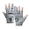Guantes de Pesca, Sin Dedos, Antideslizantes, Equipo de Pesca con Mosca de Tres Dedos, Guantes de Equipo de Pesca para Exteriores