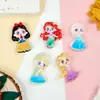 Pequeños Accesorios de Resina Dibujos Animados de Princesas Anime Luminosos Joyería Pegamento de Crema Pasador Hecho a Mano Funda para Teléfono Móvil Zapatos