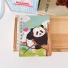 Tarjeta Amor Dibujos Animados Cuaderno de Espiral Alto Valor de Color Bolsillo Portátil A7 Cuaderno de Solapa Estudiante Creativo Bloc de Notas para Mensajes