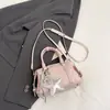 2026 Nova Bolsa Doce Feminina Estilosa Pequena Bolsa Transversal Design de Nicho Personalidade de Primavera Bolsa de Ombro Pequena Bolsa Quadrada Única Bolsa de Ombro Único