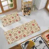 Felpudo Moderno para Cocina Transfronterizo Felpudo para Puerta de Entrada Absorbente de Agua Absorbente de Aceite Felpudo Antideslizante Felpudo para Puerta del Hogar Alfombra Larga