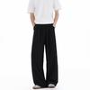 Verano 2025 Nuevo Pantalón de Hombre Moderno Simple Drapeado de Seda de Hielo Estilo Holgazán Yamamoto Pantalón Largo de Pierna Ancha Casual