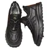 Sapatos Masculinos de Inverno, Sapatos Masculinos de Veludo Quente de Algodão, Sapatos Esportivos e Casuais Pretos Espessos de Couro da Moda para Homens Venda por Atacado