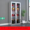 Gabinete Contra Incendios de Acero Inoxidable, Gabinete para Extintor de Incendios para Sitio de Construcción, Vitrina de Materiales, Caja para Extintor de Incendios tipo Mini Estación de Bomberos, Gabinete de Equipo