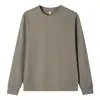 Sudadera Redonda de Color Sólido Pesada de 300 g Transfronteriza para Hombre Otoño e Invierno Desan Algodón Forrada de Felpa con Estampado Mangas Largas Venta al por Mayor