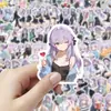 100 Peças de Anime Japonês Seraph of the End Protagonista Feminina Yusa Hiiragi Personagem de Anime 2D Adesivos Decorativos para Capa de Celular