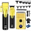 Kit de aparador de cabelo transfronteiriço, aparador elétrico para detalhes, barbeador de cabeça raspada, ferramenta recarregável para cortar cabelo para uso doméstico