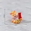 Adornos del Año del Caballo, Figuras de Dinero Inmediato, Decoraciones DIY, Accesorios para Colgar, Montados en Coche, Escritorio, Mini Ponis, Adornos Pequeños