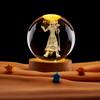 Modelo de personaje de anime japonés grabado láser estéreo 3D bola de cristal alto valor de color luminoso nicho adornos de alta gama