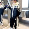 Terno de desgaste de outono para meninos 2024 Nova chegada CUHK Meninos legais para crianças Primavera e outono Esportes Moda de outono bonito