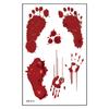 Nuevas Pegatinas de Tatuaje de Halloween, Pegatinas Realistas de Cicatriz Sangrienta, Realistas y Aterradoras, Pegatinas Impermeables Temporales Desechables